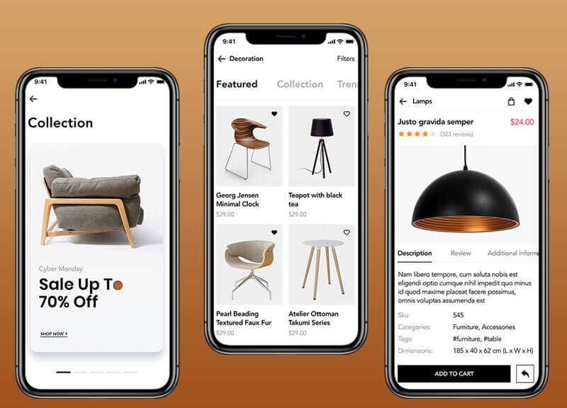 Home Decor eCommerce App Development