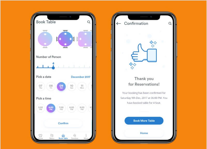 Table Booking App