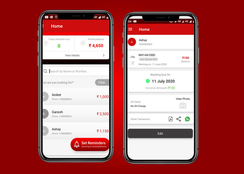 Garage Management App Development