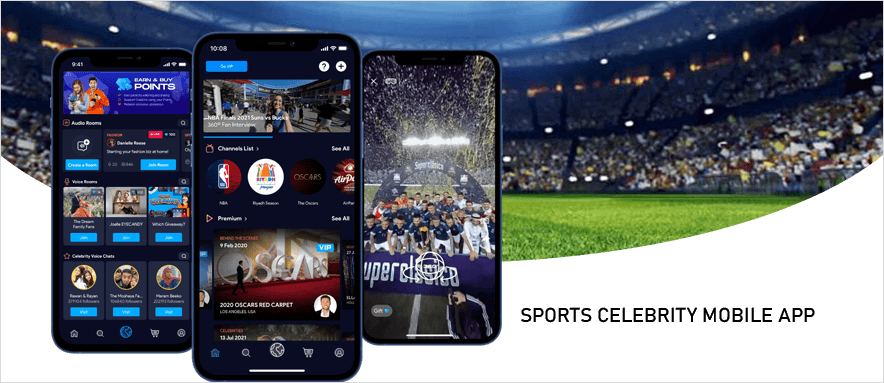 Sports Celebrity Mobile App