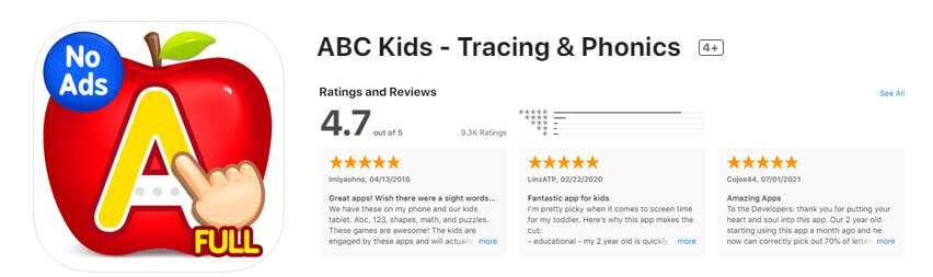 ABC Kids educational games for kids