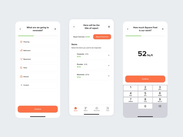 Construction Estimator App