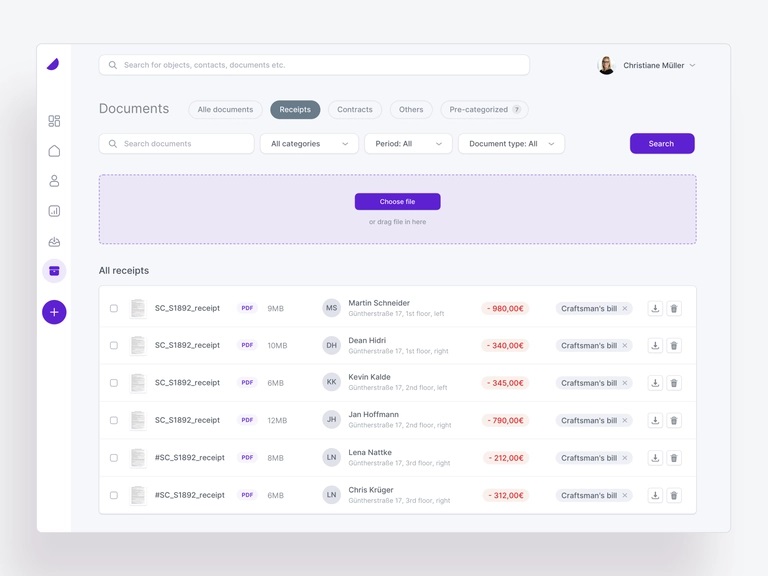 Property Document Library App