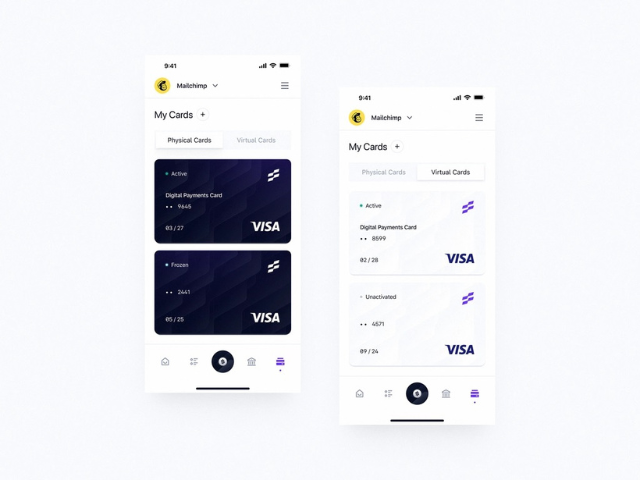Digital Credit Cards fintech app ideas