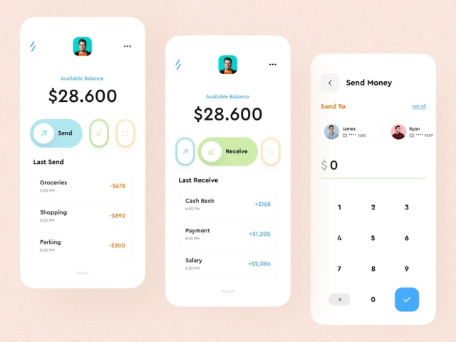 E-Wallet Mobile fintech app ideas