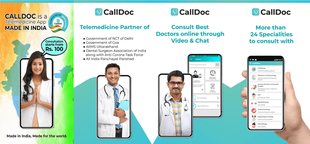 CallDoc telemedicine app