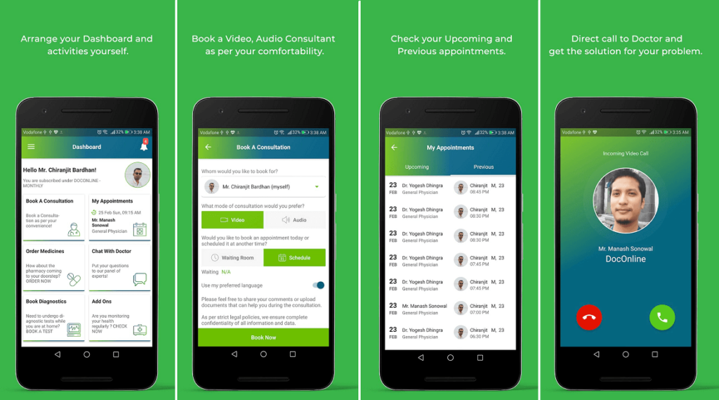 DocOnline telemedicine app