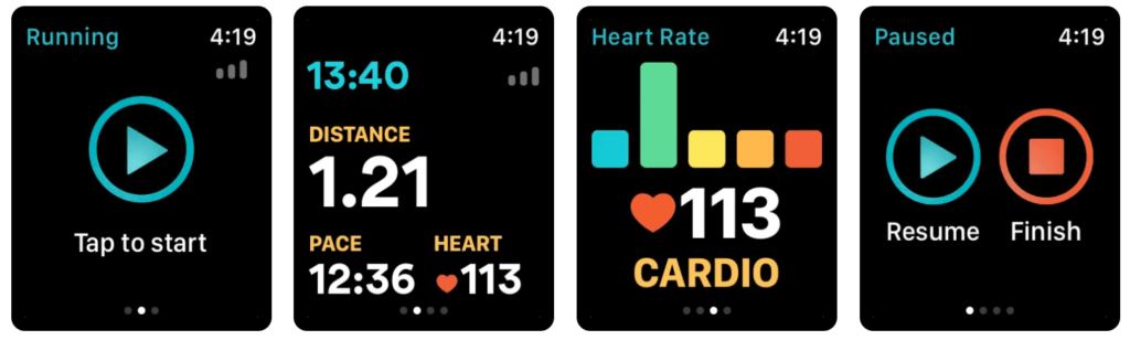 Runkeeper apple watch app