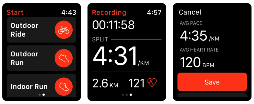 Strava watch app