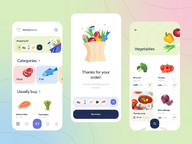 Grocery delivery apps