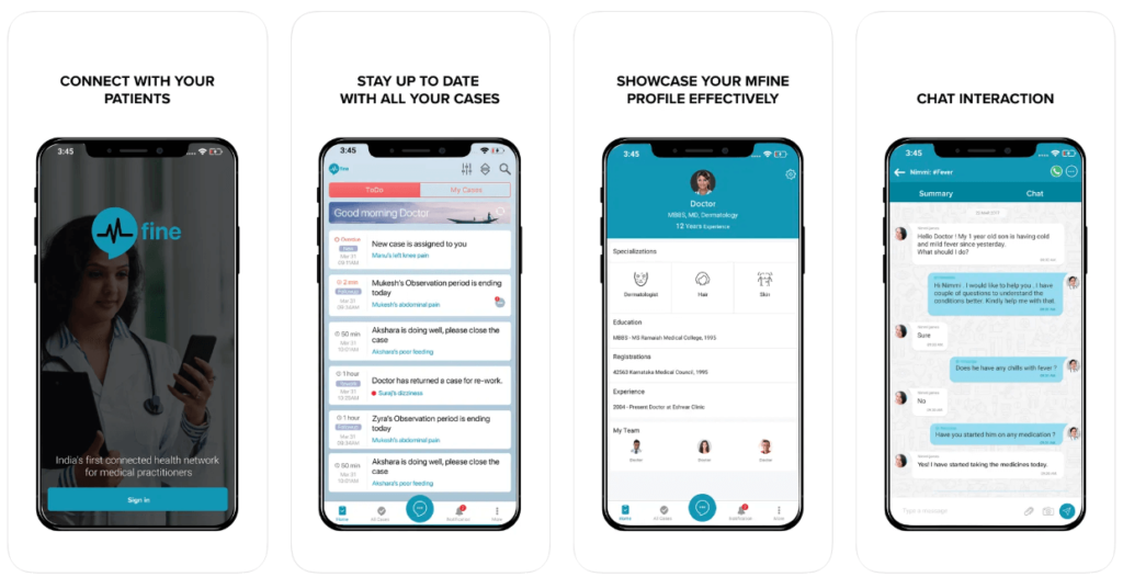 Mfine telemedicine app
