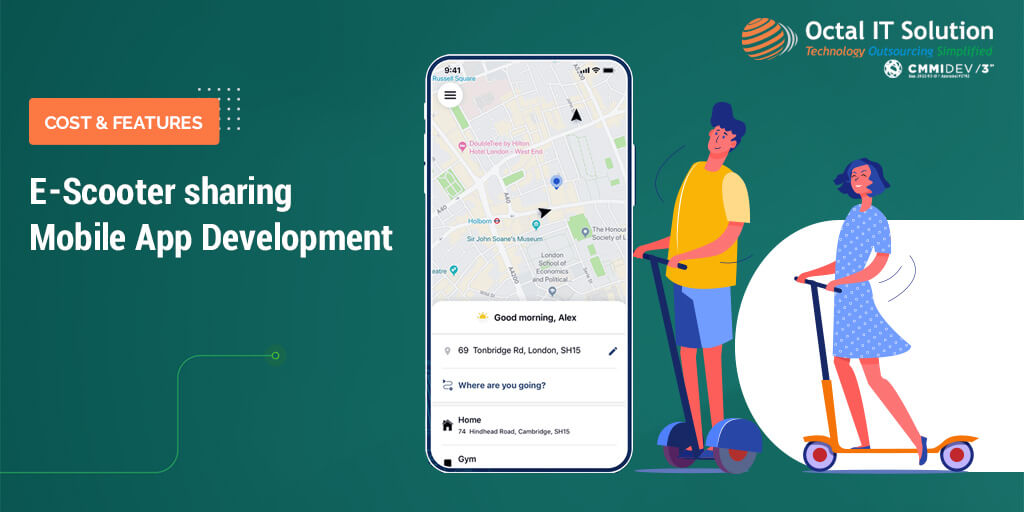 E-Scooter App Development like Lime, Nextbike, Spin & Bird – Cost and Key Features